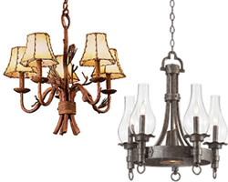 Small Rustic Chandeliers