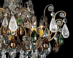Colored Crystal Chandeliers