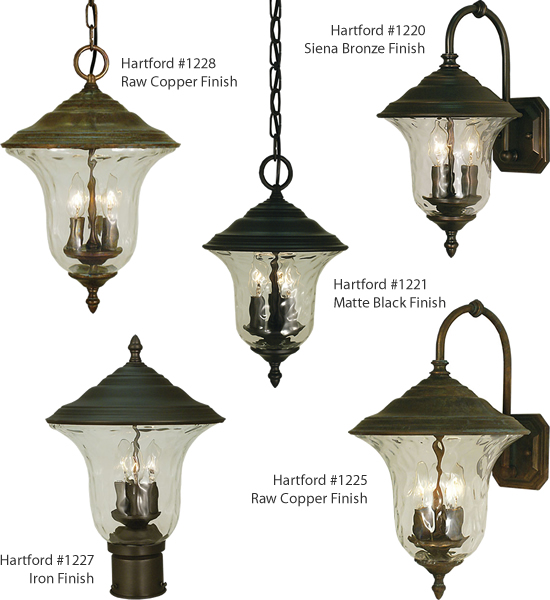 Framburg Hartford Outdoor Collection Deep Lighting Framburg Hartford Outdoor Collection