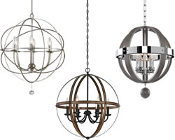 Orb Chandeliers