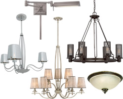 Clearance Chandeliers, Pendants, Potracks, Ceiling Fans, Clearance Bath Lighting, Clearance Swing Arm Lamps, Discount Outdoor Lights