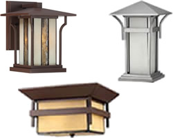 Arts & Crafts, Mission, Craftsman and Prairie Style Outdoor Lighting