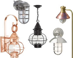 Coastal, Nautical and Beach House Ceiling Lights