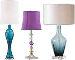 Glass Table Lamps
