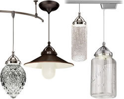 WAC Lighting Early Electric Collection Single, Multi, Monorail or Track Pendants