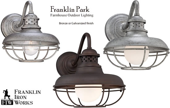 Franklin Iron Works Park, Farmhouse Exterior Light Fixtures