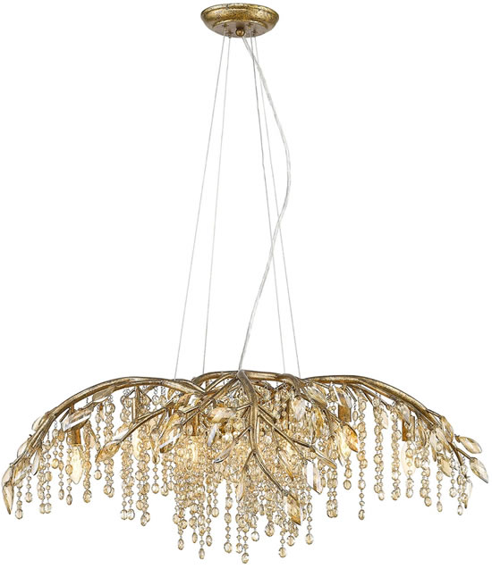 Large Transitional Crystal Chandeliers - Deep Discount Lighting