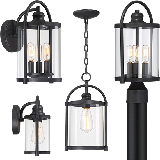 Transitional Outdoor Lighting Deep, Woodmere Oil Rubbed Bronze Outdoor Led Wall Lantern Sconce