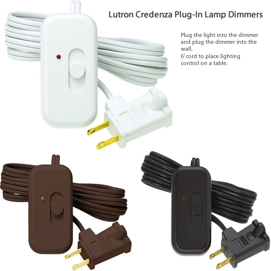Plug In Controls Deep Lighting, Lutron Credenza 300w Plug In Lamp Dimmer