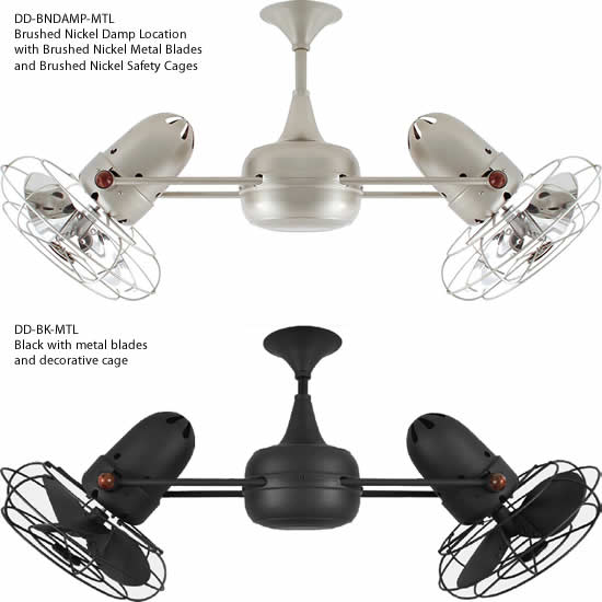 Double Ceiling Fans Deep