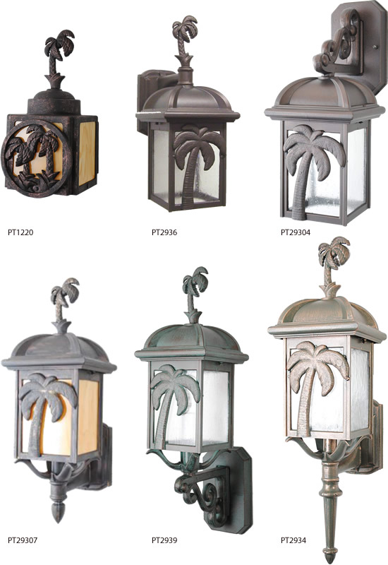 Melissa Lighting British Colonial Tropical Palm Tree Outdoor