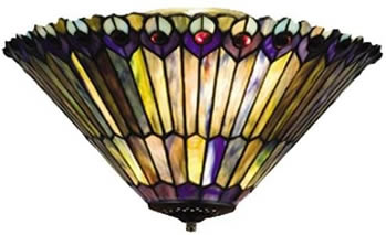 Stained Glass Ceiling Fan Light Kits