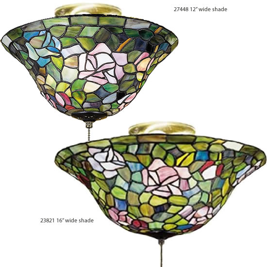 Stained Glass Ceiling Fan Light Kits