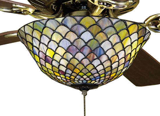 Stained Glass Ceiling Fan Light Kits