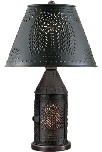 Park Designs Black Star Punched Tin 12 Lamp Shade