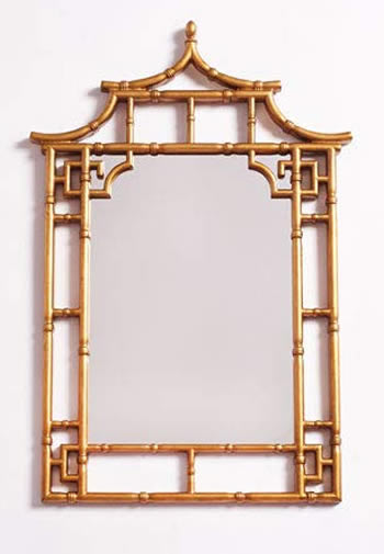 Asian Inspired Wall Mirror