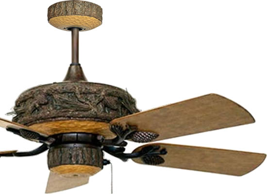 Rustic Ceiling Fans Deep Discount Lighting