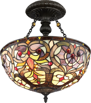 Tiffany And Stained Glass Ceiling Lights Deep Discount Lighting