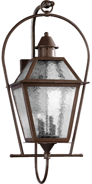 Bourbon Street Outdoor Lantern with Wall Mount Yoke