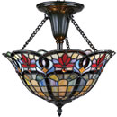 Tiffany & Stained Glass Ceiling Lights