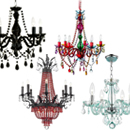 Black Crystal Chandeliers