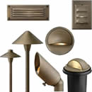 Hadco Downlytes (Down Lights) - Attach to house or outbuildings to light landscaping or provide security lighting.