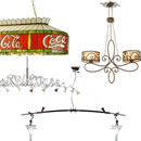 Arts & Crafts, Art Nouveau and Eclectic Island Pendants & Pool Table Lights