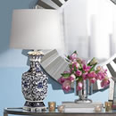 Blue and White Table Lamps