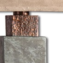 Uttermost Slate with Hammered Copper Accents Collection