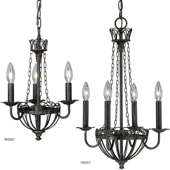 Small Antique Reproduction Chandeliers - Deep Discount Lighting