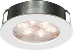 WAC Lighting HR-LED87-CB 2.25"W 3000K LED Round Under Cabinet Puck Light 
